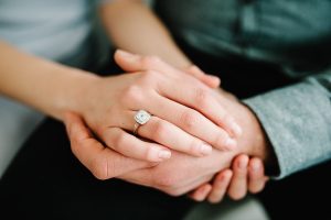 lab grown diamond ring