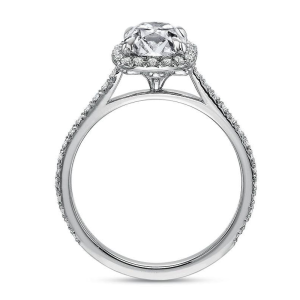 Olivia Cushion Halo Engagement Ring