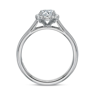 Olivia Oval Halo Engagement Ring