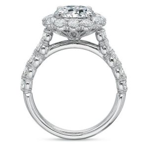 Blossom Halo Diamond Engagement Ring Setting