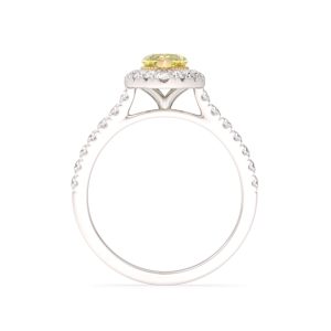 Marquise Yellow Diamond Ring