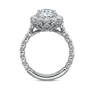 Blossom Halo Diamond Engagement Ring Setting