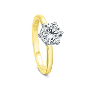 Desiree Six Prong Solitaire Engagement Ring