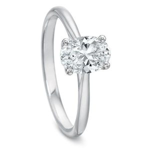 Valentina Oval Engagement Ring Setting