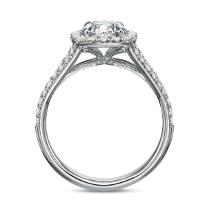 Jasmine Halo Engagement Ring Setting