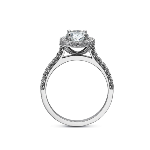 Oval Halo Diamond Engagement Ring Setting