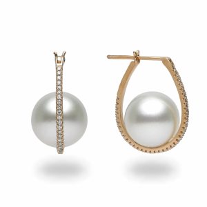 White South Sea Cultured Pearl Earrings