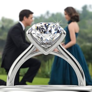 Style a Solitaire Engagement Ring & Wedding Band